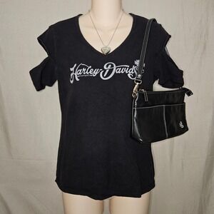 Harley Davidson Cold Shoulder‎ Top